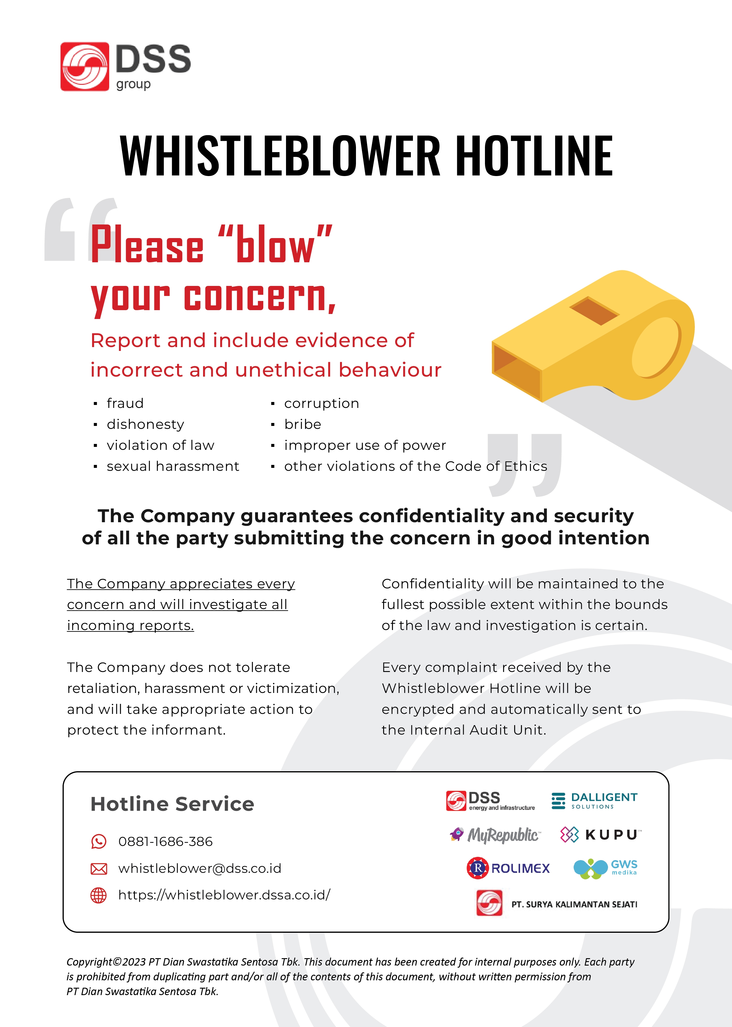 Whistleblowing System