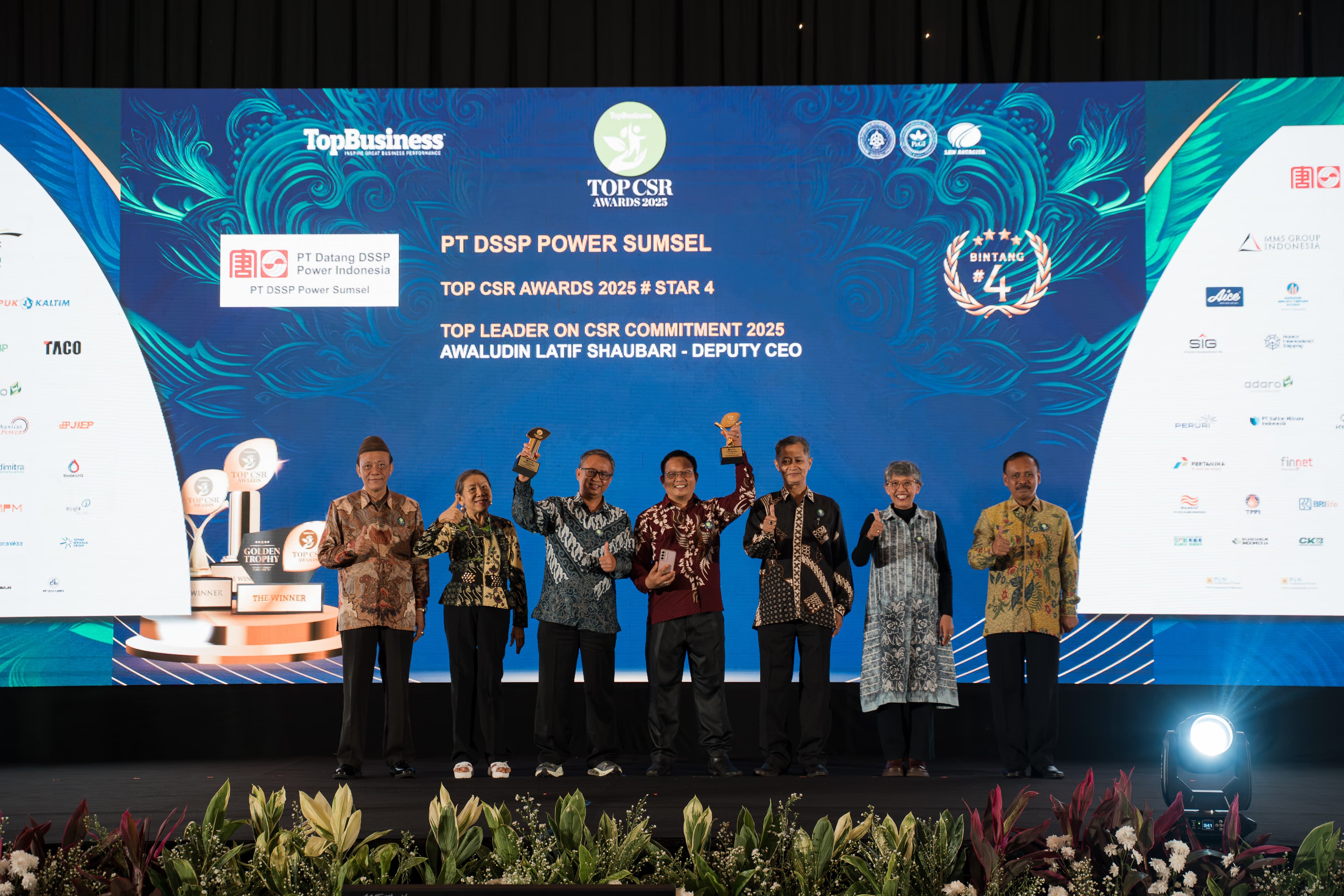 PT Dian Swastatika Sentosa Tbk Receives TOP CSR Awards 2025 for Its Strong Commitment to Sustainability and Social Responsibility