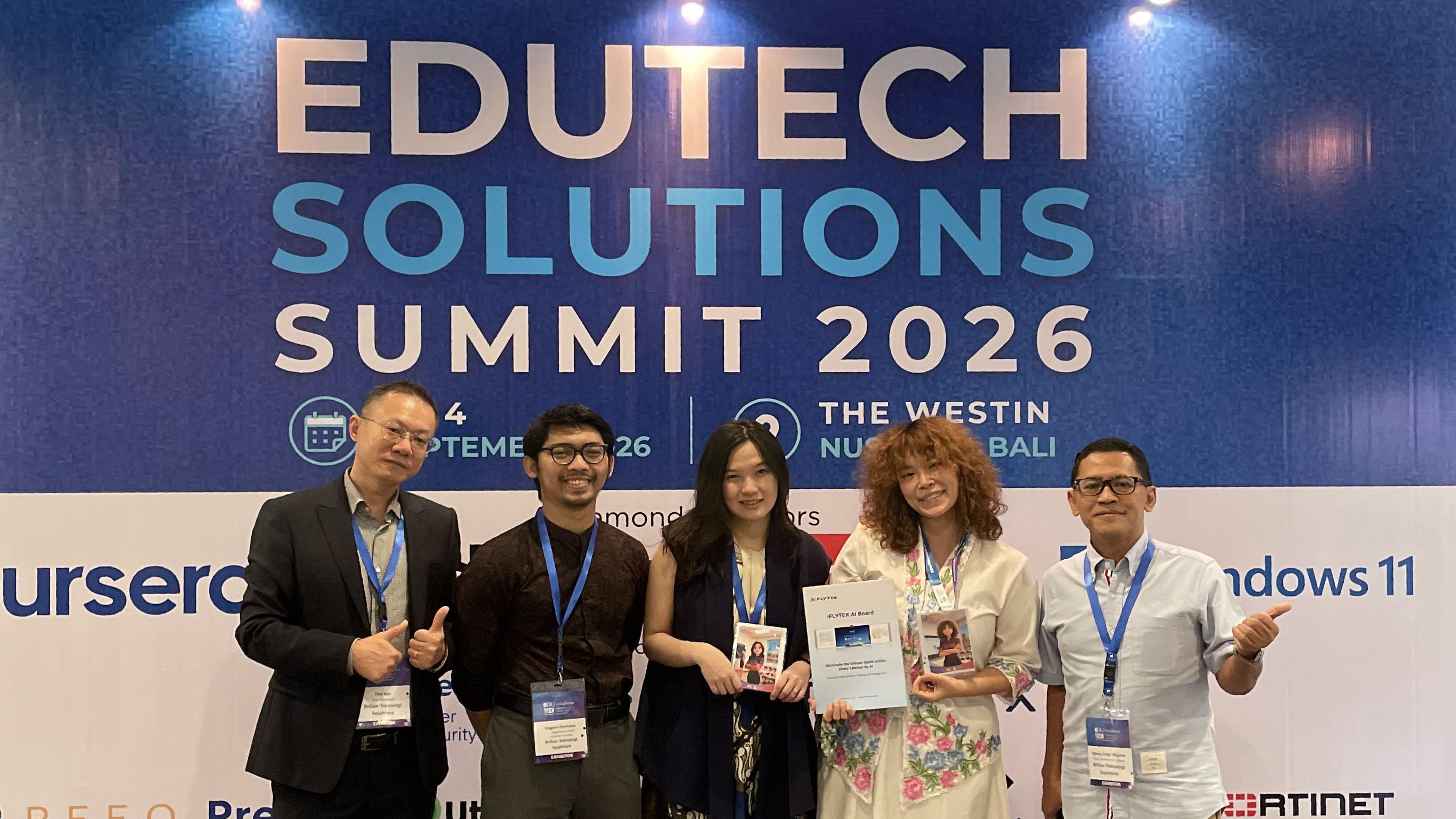 Brilian Teknologi Sejahtera Pamerkan AI Board di Edutech Solutions Summit 2026, Nusa Dua, Bali