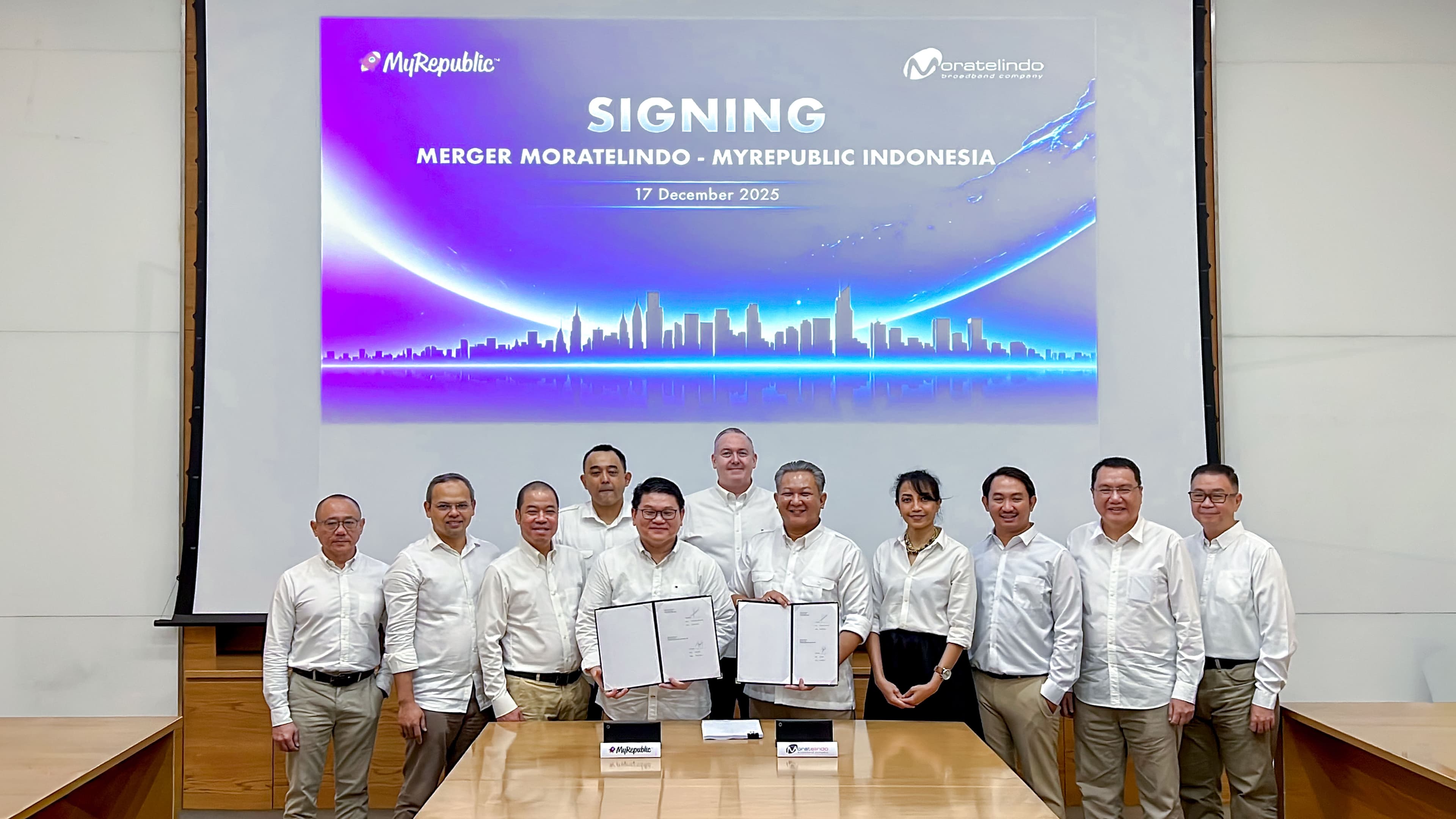 Moratelindo and MyRepublic Indonesia Announce Strategic Merger to Accelerate Equitable Development of Digital Ecosystem in Indonesia
